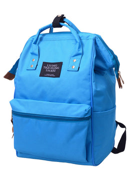 Unisex Solid Backpack School
